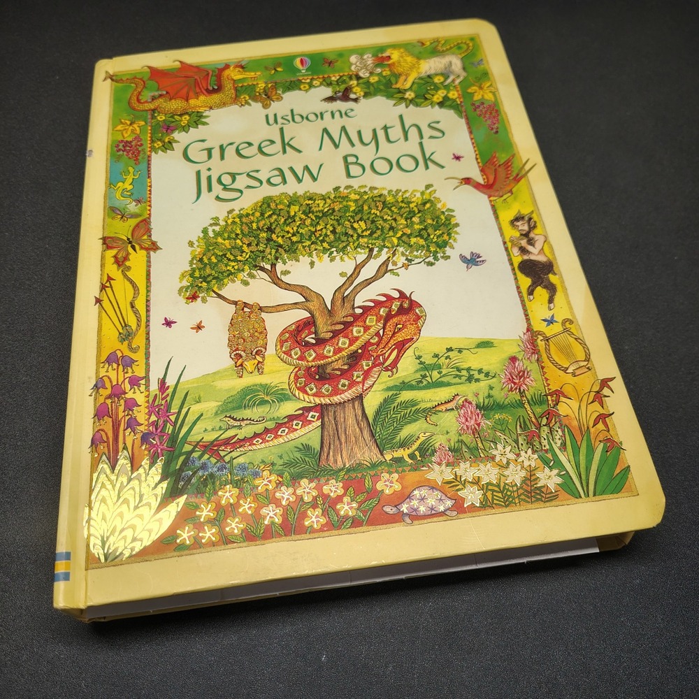 Usborne Greek Myths Jigsaw Book Kids (Hardcover Puzzle Stories)